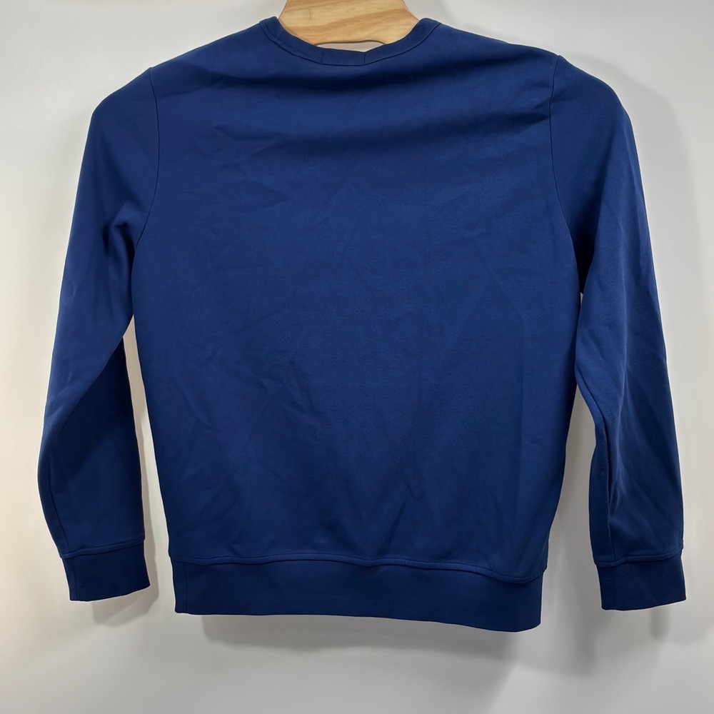 Polo Ralph Lauren Men's M Navy Contrast Box Logo Double-Knit Sweatshirt - Picture 5 of 7